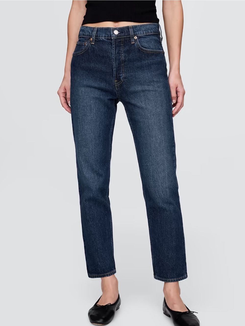 GAP Cheeky Straight High Rise Jeans 25P